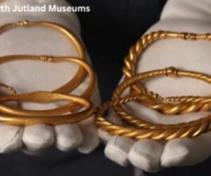 6 Gold Viking Bracelets Found in Denmark