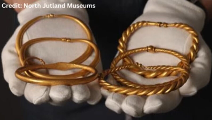 Rold Hoard Viking Gold Bracelets
