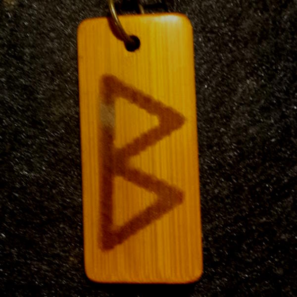 Wood Rune Pendants: Elder Futhark - Image 3
