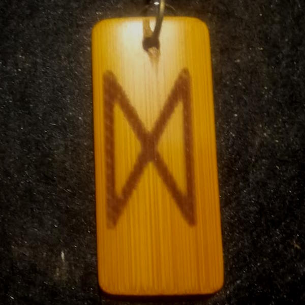 Wood Rune Pendants: Elder Futhark - Image 26