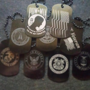 Military style dog tags
