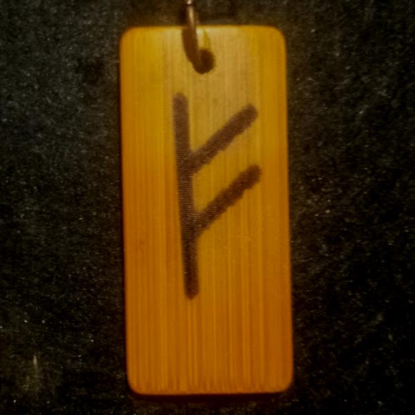 Wood Rune Pendants: Elder Futhark - Image 21