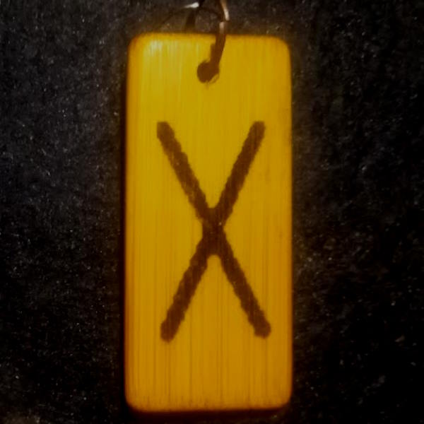 Wood Rune Pendants: Elder Futhark - Image 6