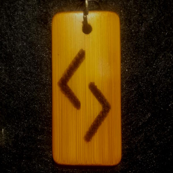 Wood Rune Pendants: Elder Futhark - Image 15