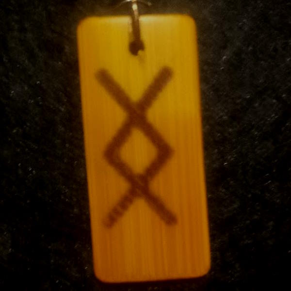 Wood Rune Pendants: Elder Futhark - Image 13