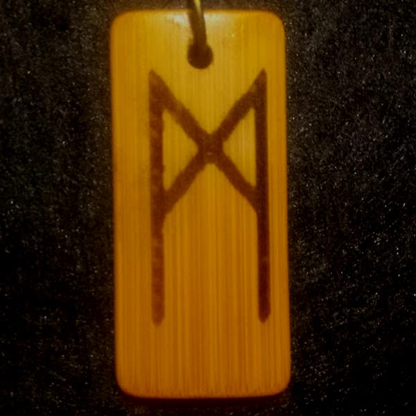 Wood Rune Pendants: Elder Futhark - Image 9
