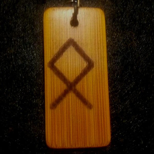 Wood Rune Pendants: Elder Futhark - Image 5