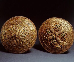 Viking Age Broaches & Fabric Found in Denmark